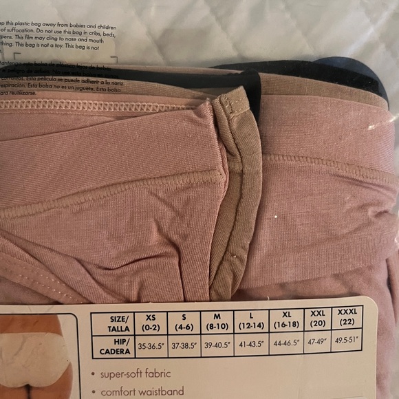 3-Pack Secret Treasures Women’s Maternity Under-Belly Comfort Panty XL (16-18) - Picture 5 of 8